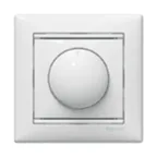 VALENA Светорегулятор поворотный 400Вт белый