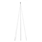 Мачта молниеприемная L-6м, D-40мм с оттяжками St PROxima