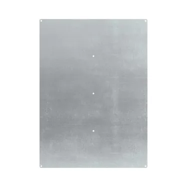 Монтажная панель для цельного навесного шкафа из фибергласа, металл, 800х600 мм