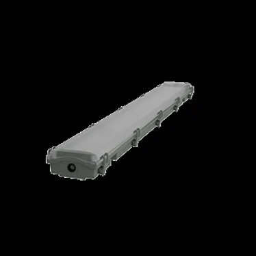 Светильник под светодиодную лампу ДСП 2хG13 AC 220В IP65 665х85х55мм Пластик сквозная проводка для лампы 600мм LITE Gauss