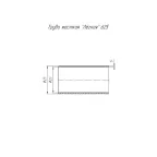 Труба жесткая ПВХ 2м легкая д25 (80м/уп)