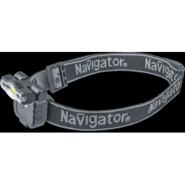 Фонарь светодиодный NPT-H27-ACCU налобный 1COB LED 3Вт 1режим li-pol 0,5Ач