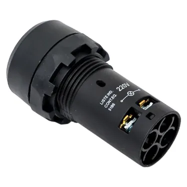 Кнопка красная SW2C-10D с подсветкой неон 1но IP54