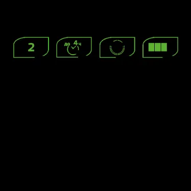 Фонарь светодиодный ручной 2 Вт 100 лм Черный IP3X аккумуляторный Lead acid 250мАч GFL Gauss