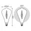 Лампа светодиодная LED Filament ST164 E27 8.5W Gray 165lm 1800K 1/6 | 157802005 | Gauss