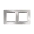 Рамка из алюминия, ''Avanti'', серая, 4 модуля