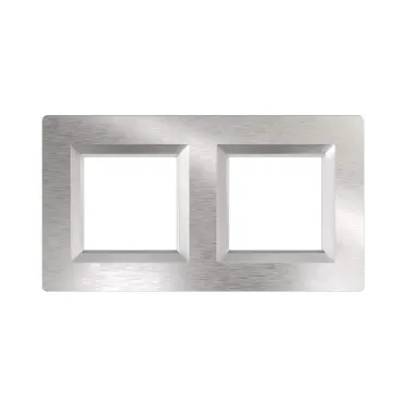 Рамка из алюминия, ''Avanti'', серая, 4 модуля