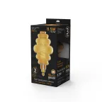 Лампа светодиодная LED Filament Honeycomb E27 8.5W Amber 660lm 2000K 1/2 | 161802105 | Gauss