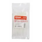 Хомут-стяжка нейлоновая многоразовая 150x3,5 мм, белая, упаковка 100 шт, REXANT