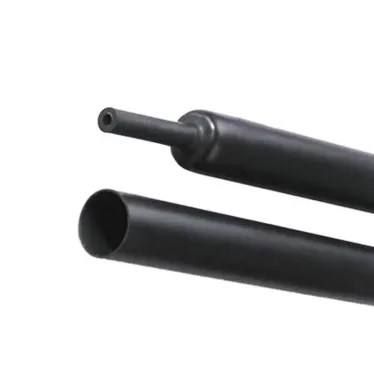 Термоусаживаемая трубка клеевая ТТКнг 6,4/2,0 черная 1м. (10/600/9000)