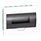 Щит распределительный встраиваемый белый City9 (ЩРв-П-12) дверь прозрачная на 12 модулей IP40