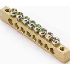 Шина нулевая 6х9 (8групп/край) ШН-102