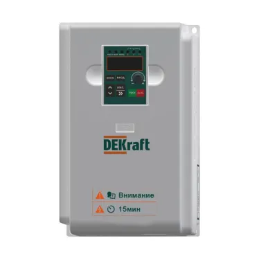 Преобразователь частоты DEKV060-5.5/7.5кВт 3 фазы 380В с торм. модулем