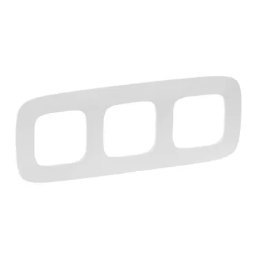 Valena ALLURE Рамка 3 поста белая универсальная