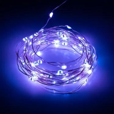 Гирлянда Нить с пультом, RGB, 5 м, 220 V, с таймер, с музыкой, с упр. через моб. прилож., длина провода ЕGNIG - PU