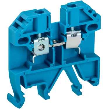 Клемма винтовая КВИ-2,5мм2 синяя