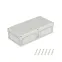 Корпус IP66/IP67, 600х300х160 мм, без МП, с фланцами, непрозрачная крышка H- 35 мм