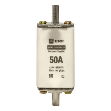 Вставка плавкая ППН-33 160/50А габарит 00