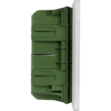 Щит распределительный встраиваемый ЩРв Practibox3 1х8м земля+нейтраль белая дверь