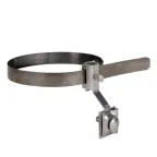 Держатель для труб универсальный D-(0-200) мм CZ полоса нерж. cталь PROxima