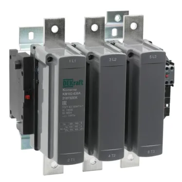 Контактор 630А 220В АС АС3 АС4 1НО+1НЗ КМ-102
