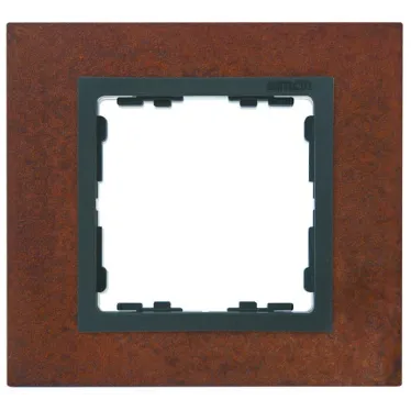 Рамка на 3 поста, S82N, окалина - графит (металл им.)