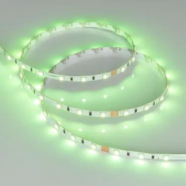 Лента LED RT-G60-5мм 24V RGB (6.6 W/m, IP20, 3838, 5м) (ARL, узкая)