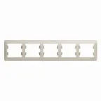GLOSSA рамка 5-постовая горизонтальная молочный