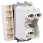 Avanti Переключатель ''Ванильная дымка'', 16A, 2 модульный