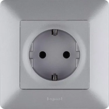 Valena LIFE Рамка 1 пост алюминий универсальная