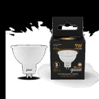 Лампа светодиодная LED 9 Вт 830 лм 3000К софит MR16 теплый GU5.3 AC 220В Black Gauss