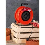 Удлинитель на катушке Атлант 2.0 4 гнезда 40м без заземления ПВС 2x0.75 6А/1.3кВт PROxima