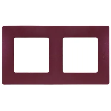 ETIKA Рамка 2 поста сливовая