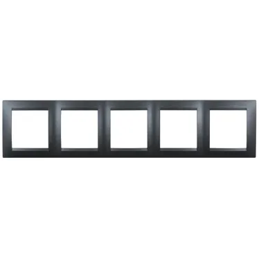15 Рамка на 5 постов графит