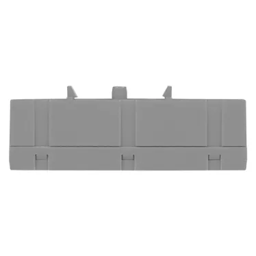 Шина фаза L (6х9мм) 12 отверстий латунь серый изолированный корпус на DIN-рейку PROxima