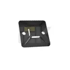 Площадка самоклеящаяся 30х30 черная под хомуты (100шт)