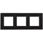 Рамка на 3 поста, дерево, Эра Elegance, чёрн.дерево+антр, 14-5303-05