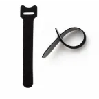 Хомут для кабеля. липучка с мягкой застежкой. 210x15 мм. черный (10 шт.)