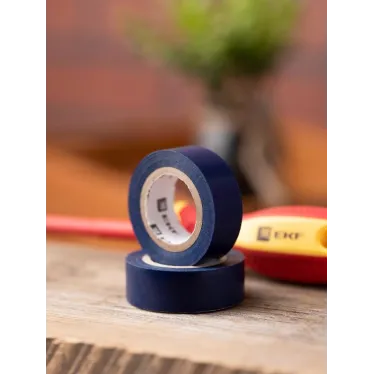 Изолента ПВХ 15мм 5м синий серии SafeFlex Auto