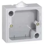 Накладная монтажная коробка - 79x86x40 - для штепсельных розеток 20 А Кат. № 0 557 03/06/08 - серый