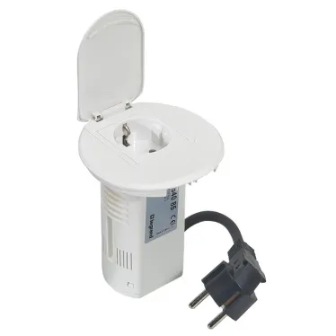 Органайзер настольный 2К+З+USBcharge белая