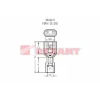 Клемма плоская полностью изолир в нейлоне РПи-м(н) 1.5-(6.3) РпИм-н 1,25-7-0,8 гнездо 6.6 мм, 0.5-1., REXANT