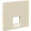 Valena LIFE Лицевая панель для одиночных телефонных/информационных розеток Слоновая кость