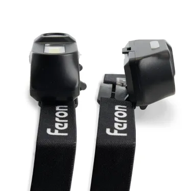 Фонарь светодиодный налобный аккумуляторный USB 1х18650 3w+2w XPE+COB IP44 пластик