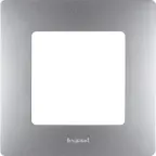 ETIKA Рамка 1 пост алюминий