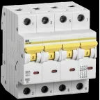 Выключатель автоматический ВА47-60M 4Р 4А 6кА B