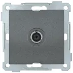 РТВ11-0-Б Розетка TV оконечная BOLERO антрацит