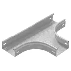 Т-отвод плавный к лотку 400х50, толщина 0,7 мм, Сендзимир цинк