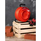 Удлинитель на катушке ''Атлант 2.0'' 1 гнездо 50м без заземления ПВС 2*0,75 6А/1,3кВт PROxima