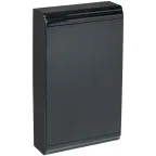 Корпус модульный пластиковый навесной ЩРН-П-36 PRIME черный IP41